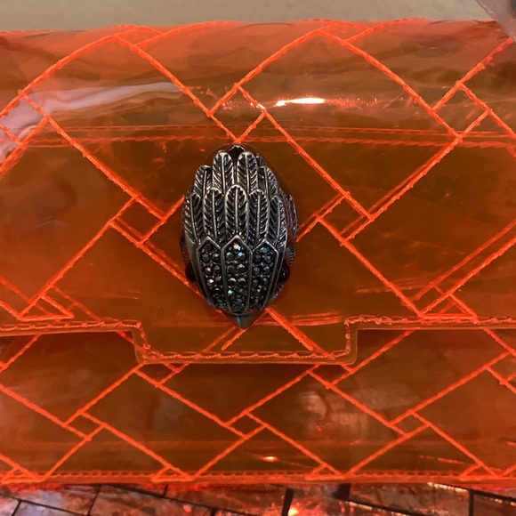 - Kurt Geiger London Rainbow Shop Mini Kensington Transparent Shoulder Bag - Picture 6 of 10